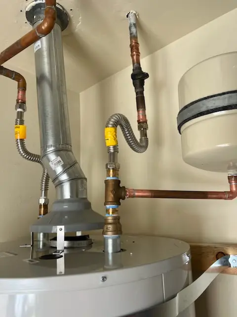 Water heater installation and plumbing repair in Butterfield